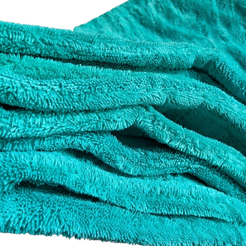 Premium Long Microfiber Cloth – 900 GSM, 54x38 cm (Turquoise Green)